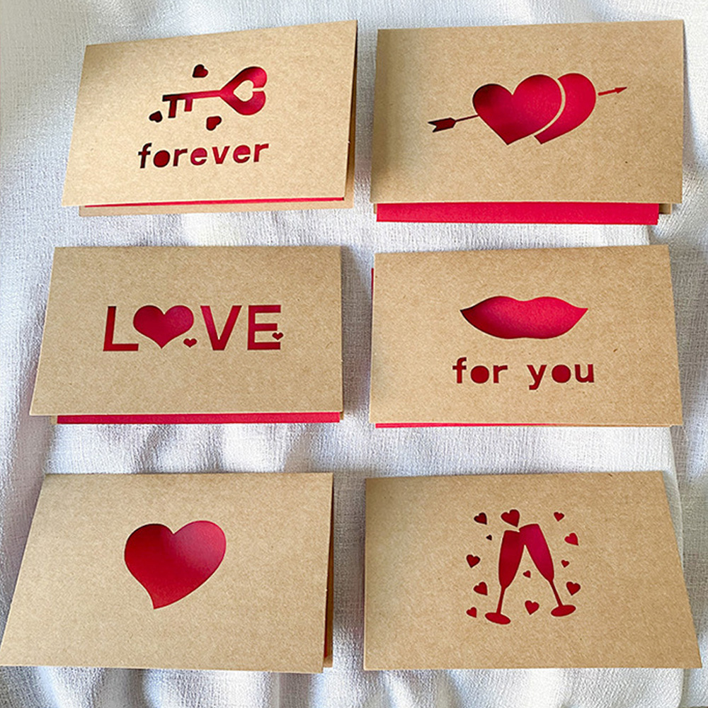 Wedding Supply Business - Love Gift Cards Red Kraft Paper