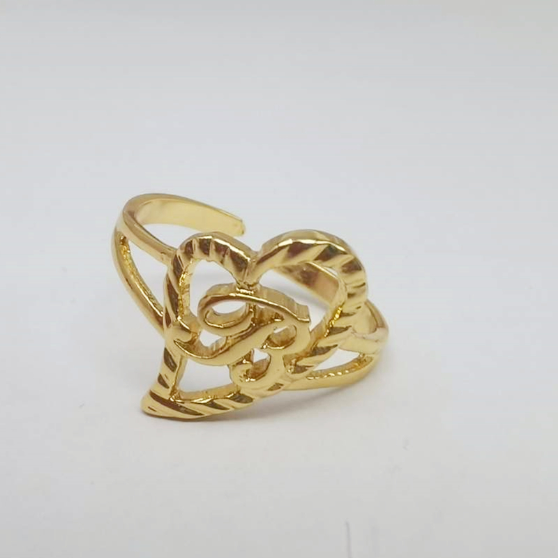Wedding Zone - Duoying Custom Initial Rings Personality Hip-Hop