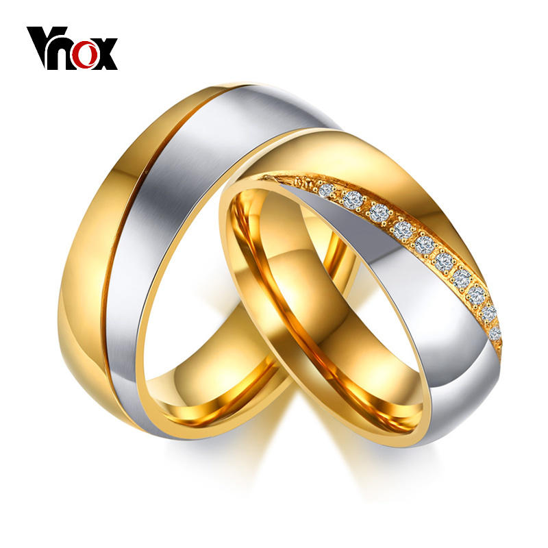 Wedding Zone - Vnox Temperament Wedding Rings For Women