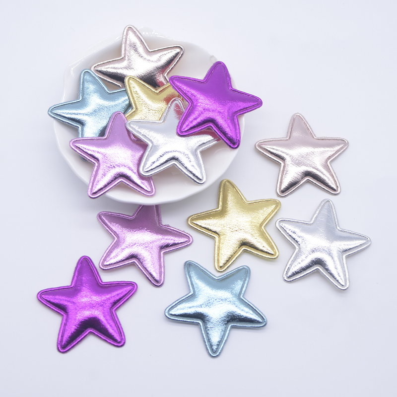 50Pcs 40mm Leather Star Appliq - Wedding Superstar recension och pris