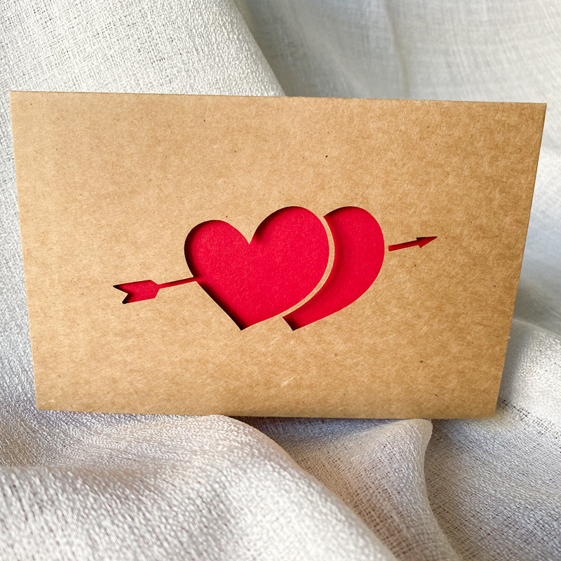 Love Gift Cards Red Kraft Pape - Wedding Supply Business recension och pris