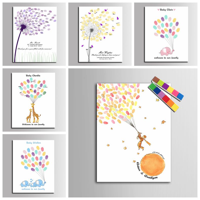 Personalized Signature Fingerp - Personalized Guest Book recension och pris