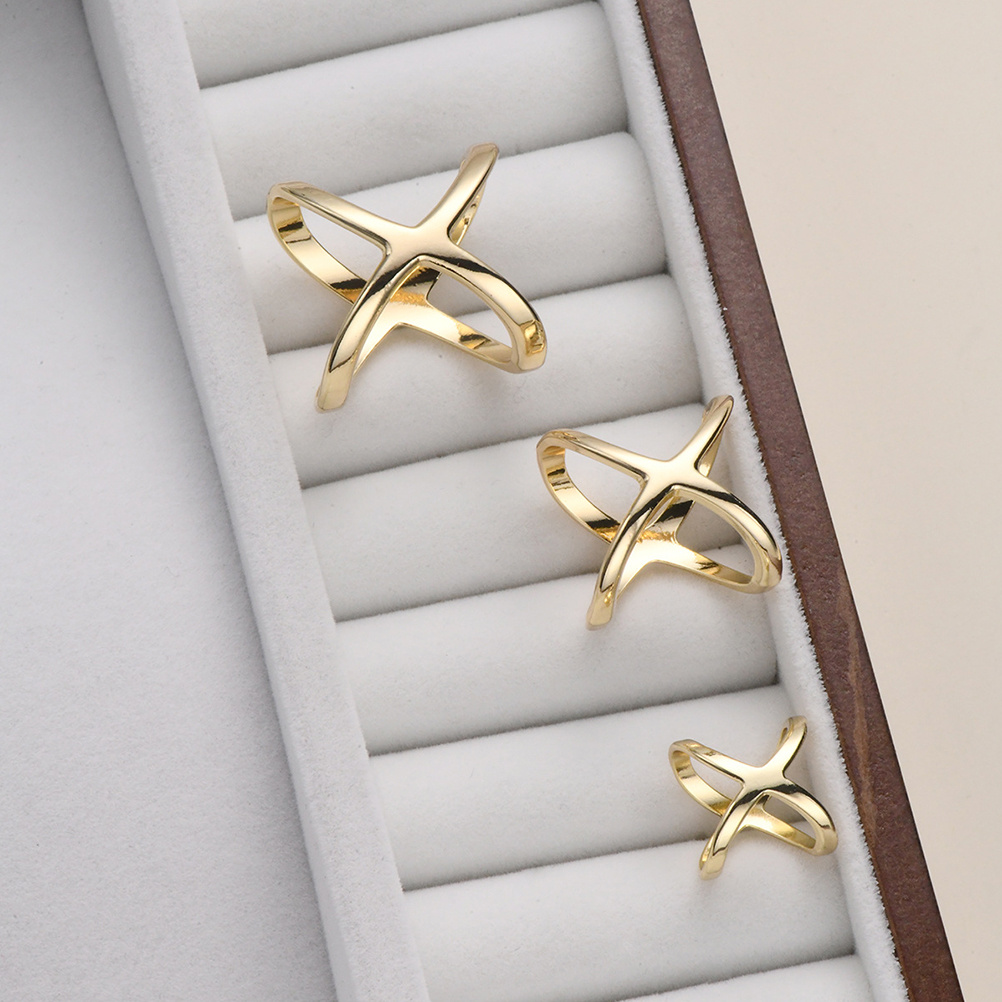 3pcs X Shaped Alloy Scarf Ring - Wedding Zone recension och pris