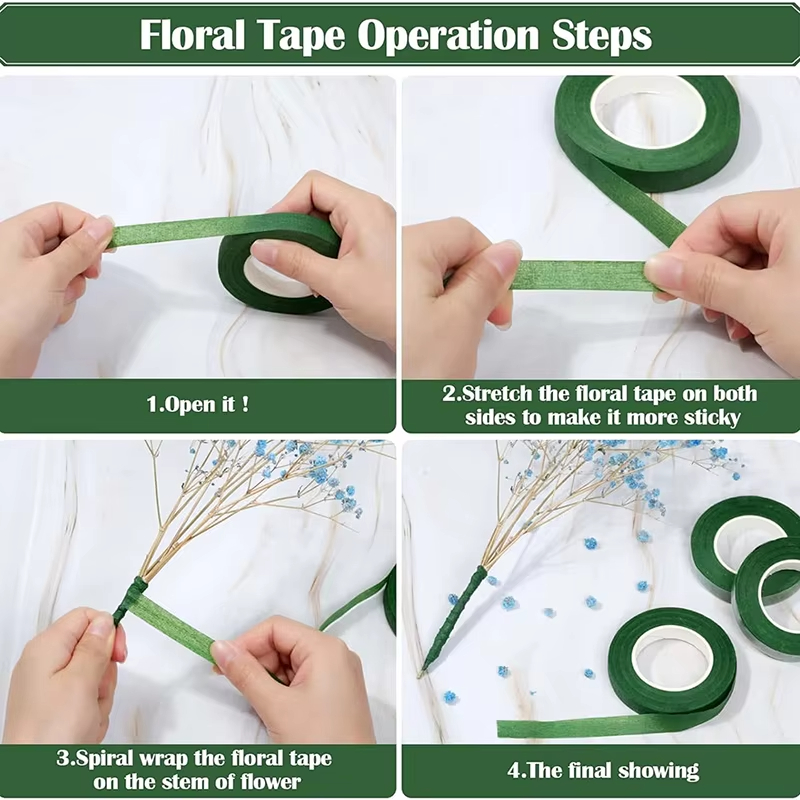 20Yards Green Bouquet Floral T - Wedding Supply Decor recension och pris