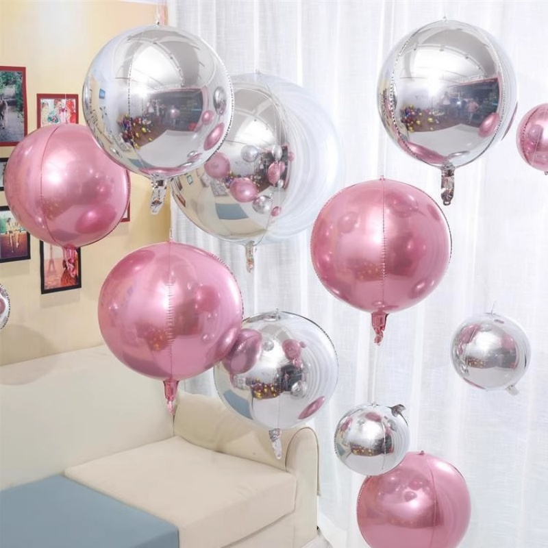 5pcs 10 18 22 Inch 4D Round Me - Wedding Decor Supply Store recension och pris