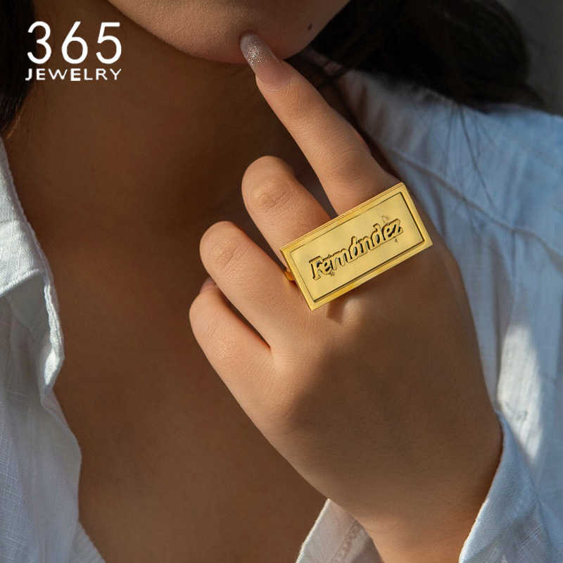 Fashion Custom Name Rings Stai - Wedding Zone recension och pris