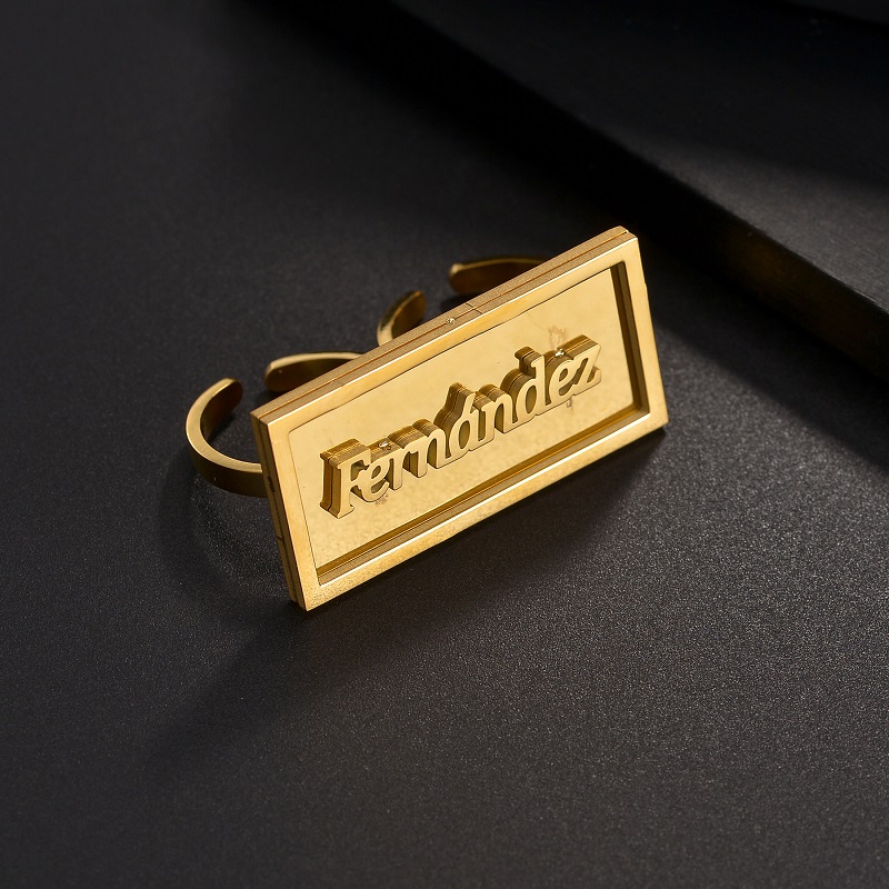 Fashion Custom Name Rings Stai - Wedding Zone recension och pris