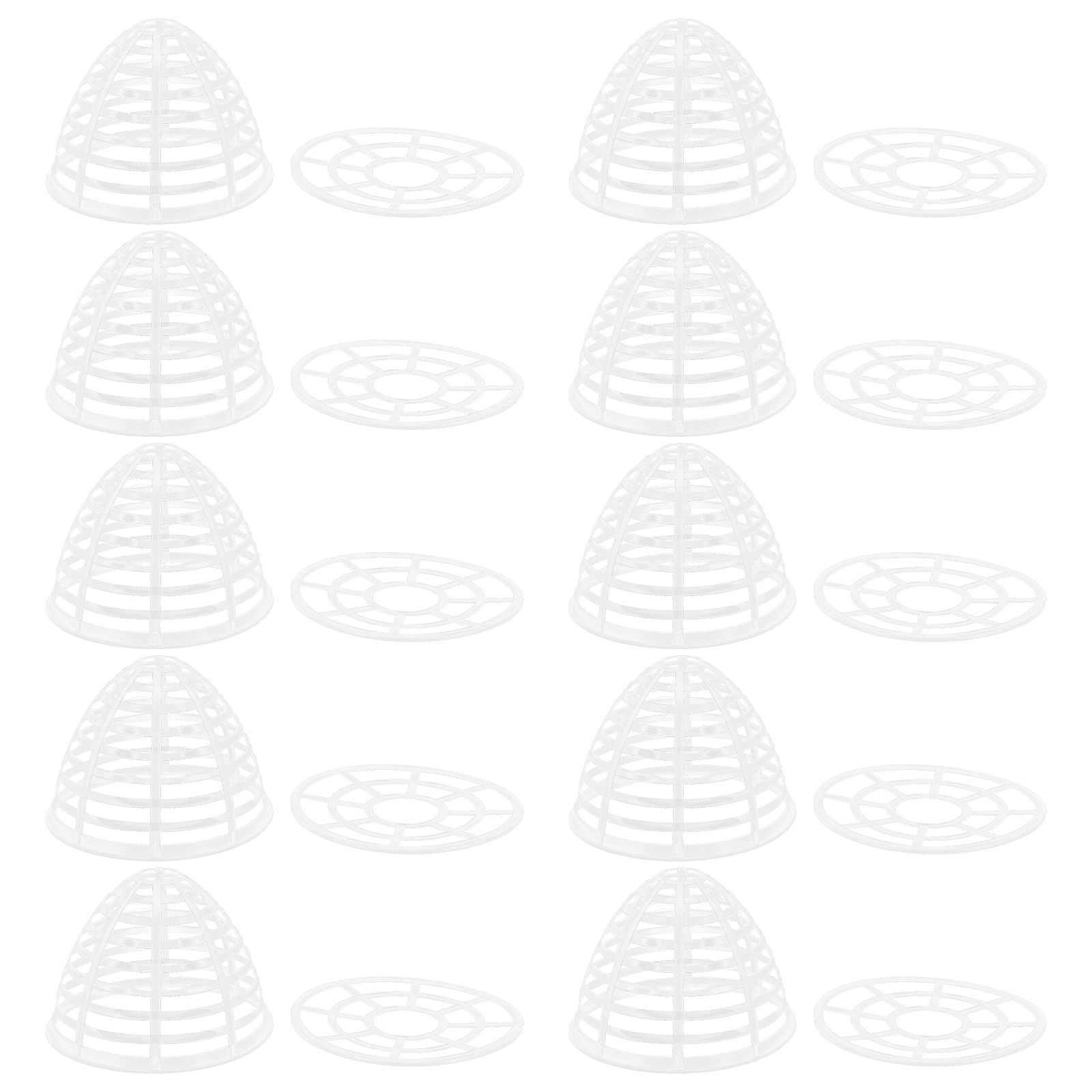 10Pcs Miniature Petticoat Dome - Wedding Support recension och pris