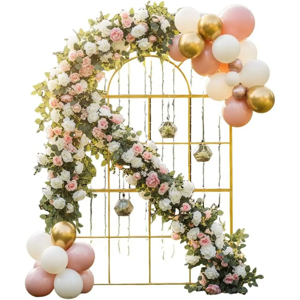 Gold Metal Wedding Arches, 6.5 - Wedding Balloon Arch recension och pris