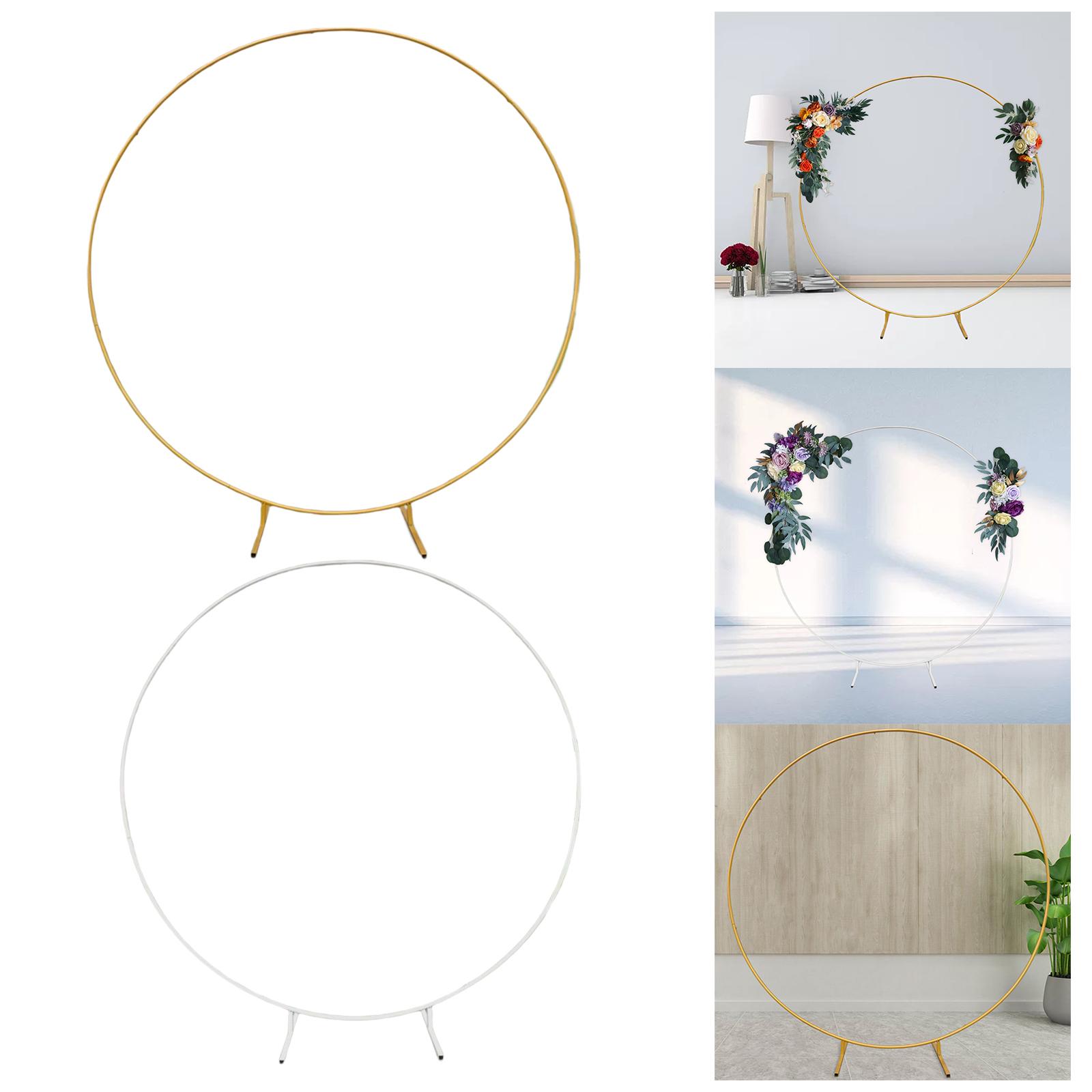 Galvanized Circle Wedding Arch - Wedding Balloon Arch recension och pris