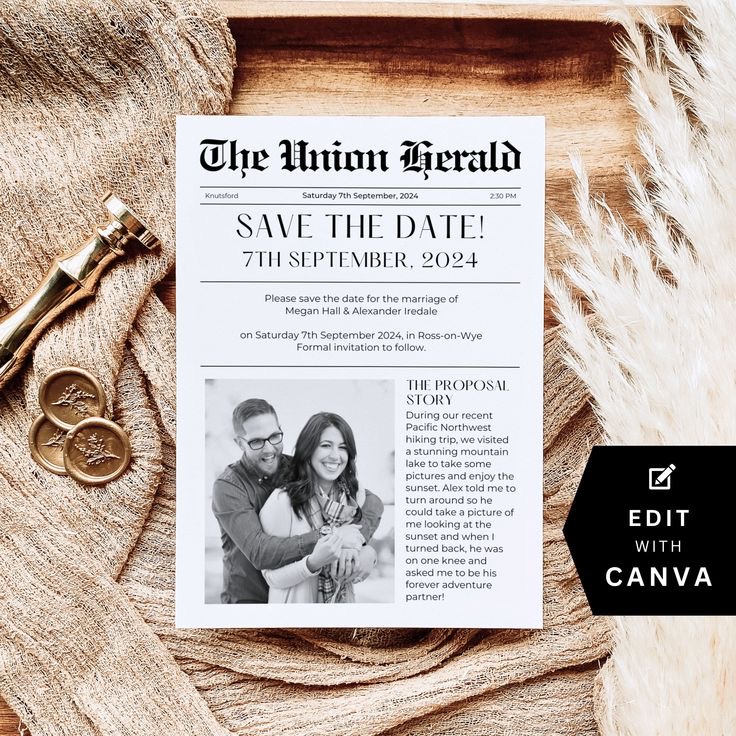 Custom Save The Date Photo New - Wedding Supply Business recension och pris