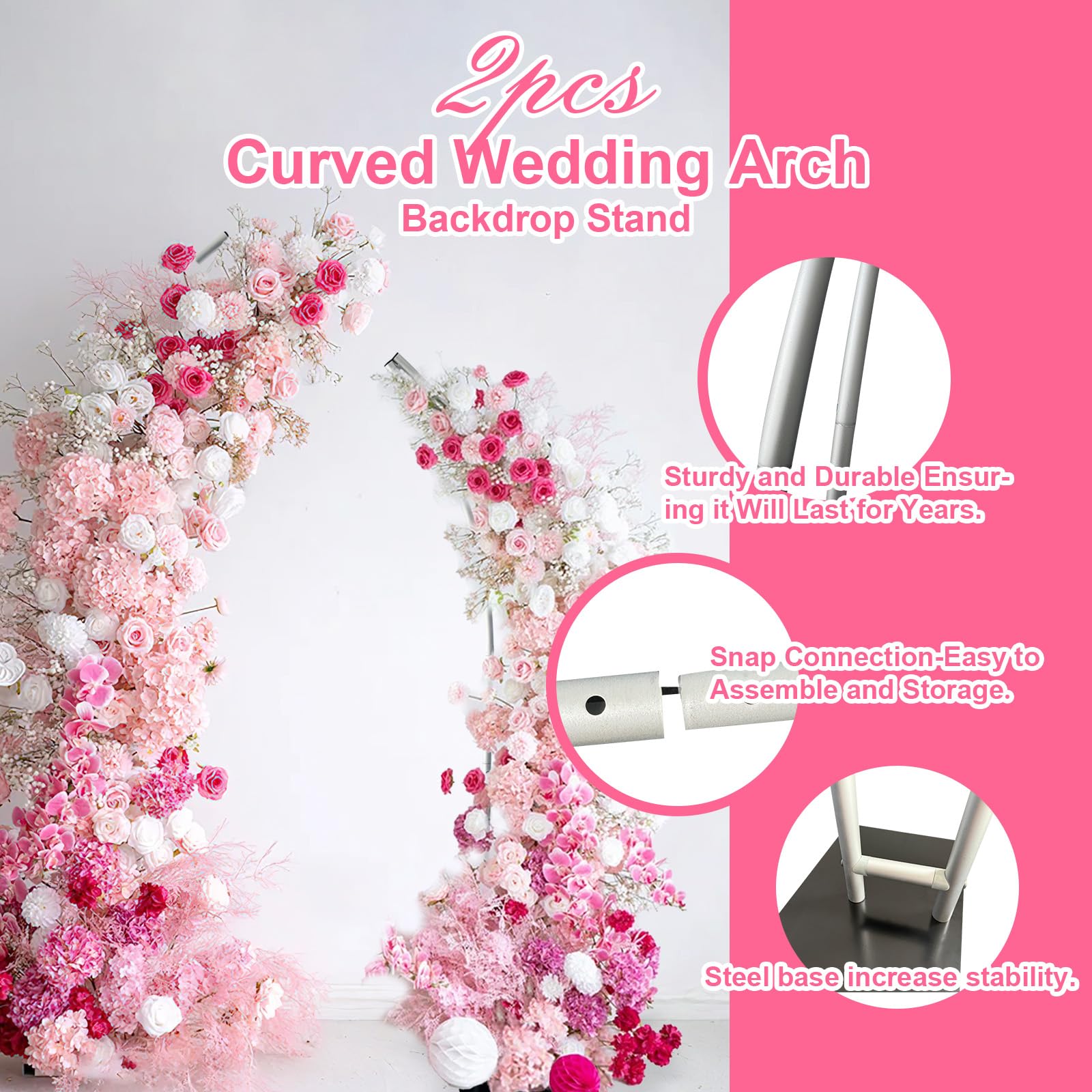 Half Arch Balloon Stand, Flowe - Wedding Balloon Arch recension och pris