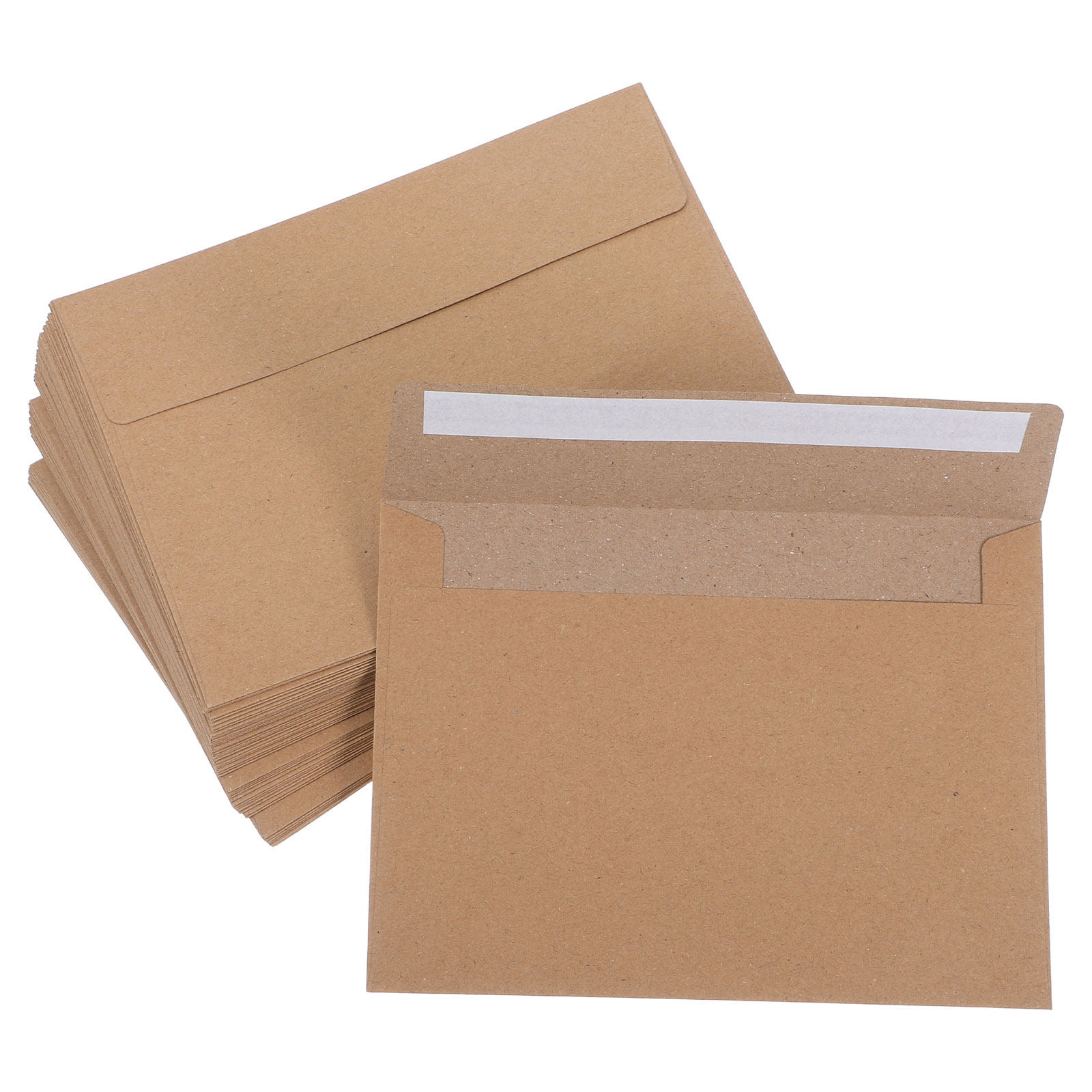 50Pcs Vintage Kraft Paper Busi - Wedding Envelopes recension och pris
