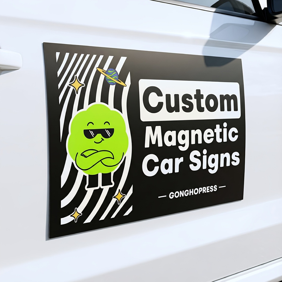 Customizable Magnetic Car Deca - Wedding Support recension och pris