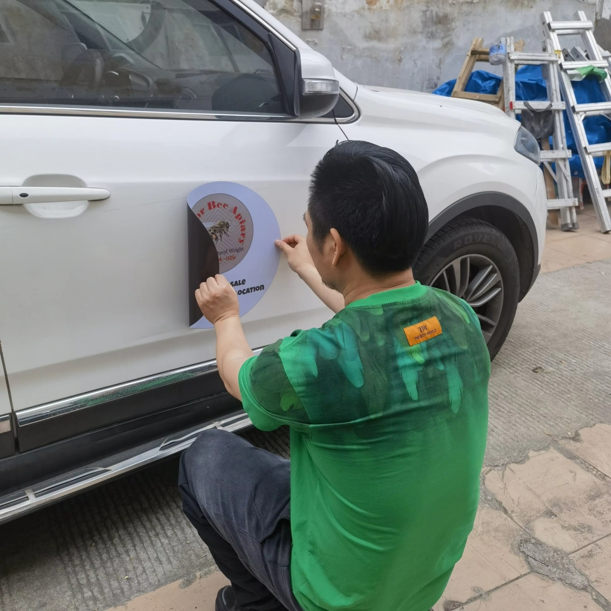 Customizable Magnetic Car Deca - Wedding Support recension och pris