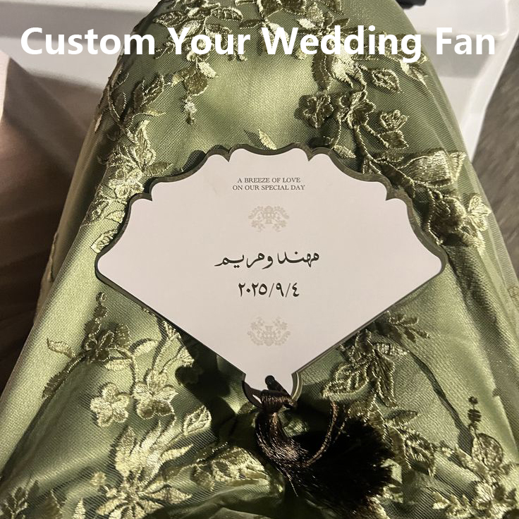 Custom Luxury Wedding Fan Pers - Wedding Supply Business recension och pris