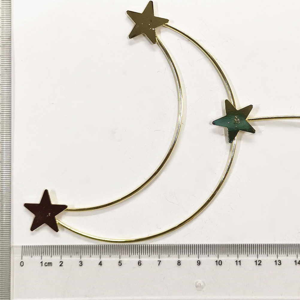 4Pcs Cake Topper Gold Star Moo - Wedding Supply Decor recension och pris