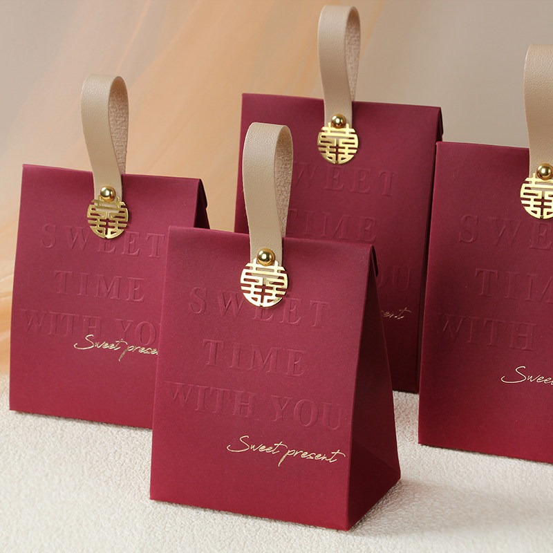 20/50Pcs Premium Wine Red Gift - Wedding Supply Wholesale recension och pris