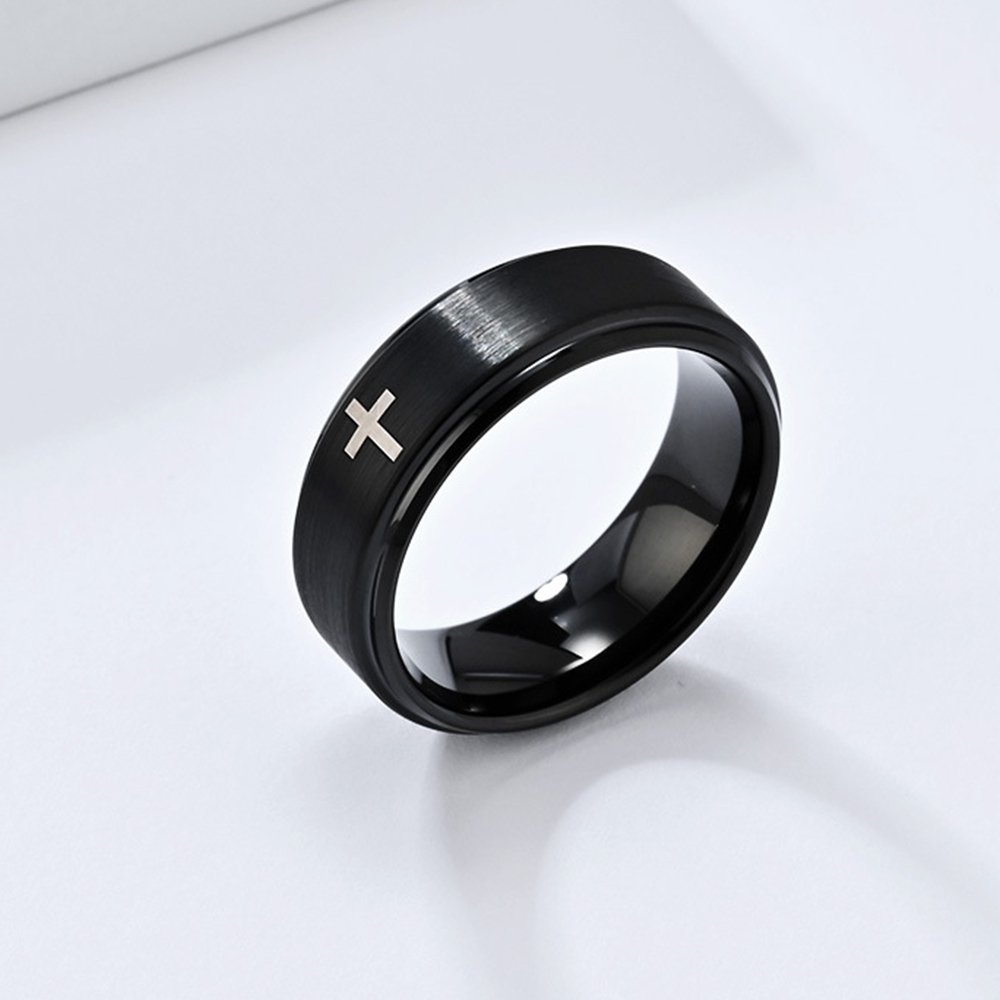 Retro Titanium Steel Christian - Wedding Zone recension och pris