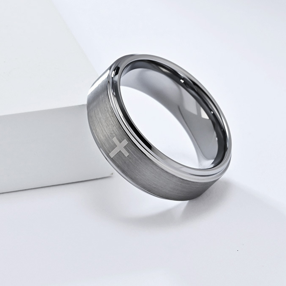 Retro Titanium Steel Christian - Wedding Zone recension och pris