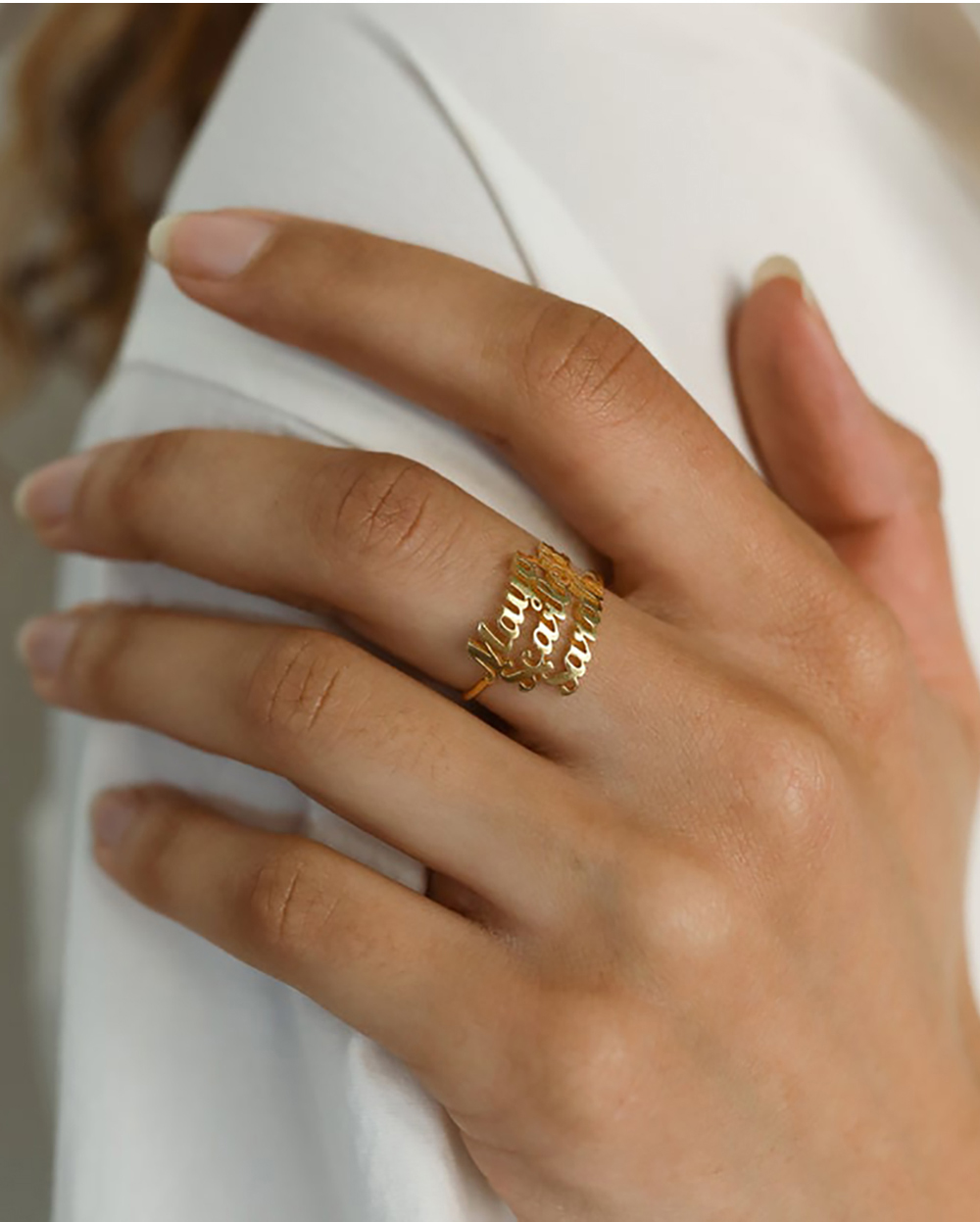Personalized Custom  Name Ring - Wedding Zone recension och pris