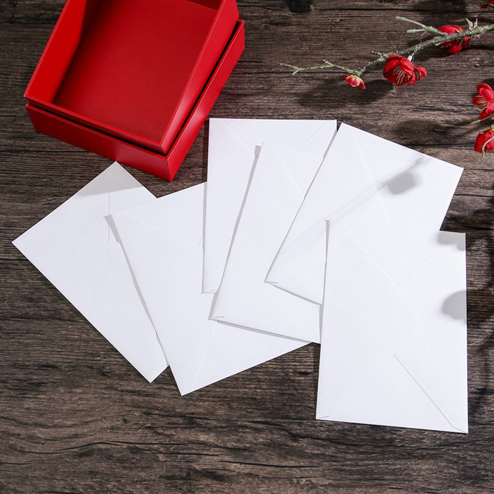 50pcs White Envelopes B6 Size  - Wedding Envelopes recension och pris