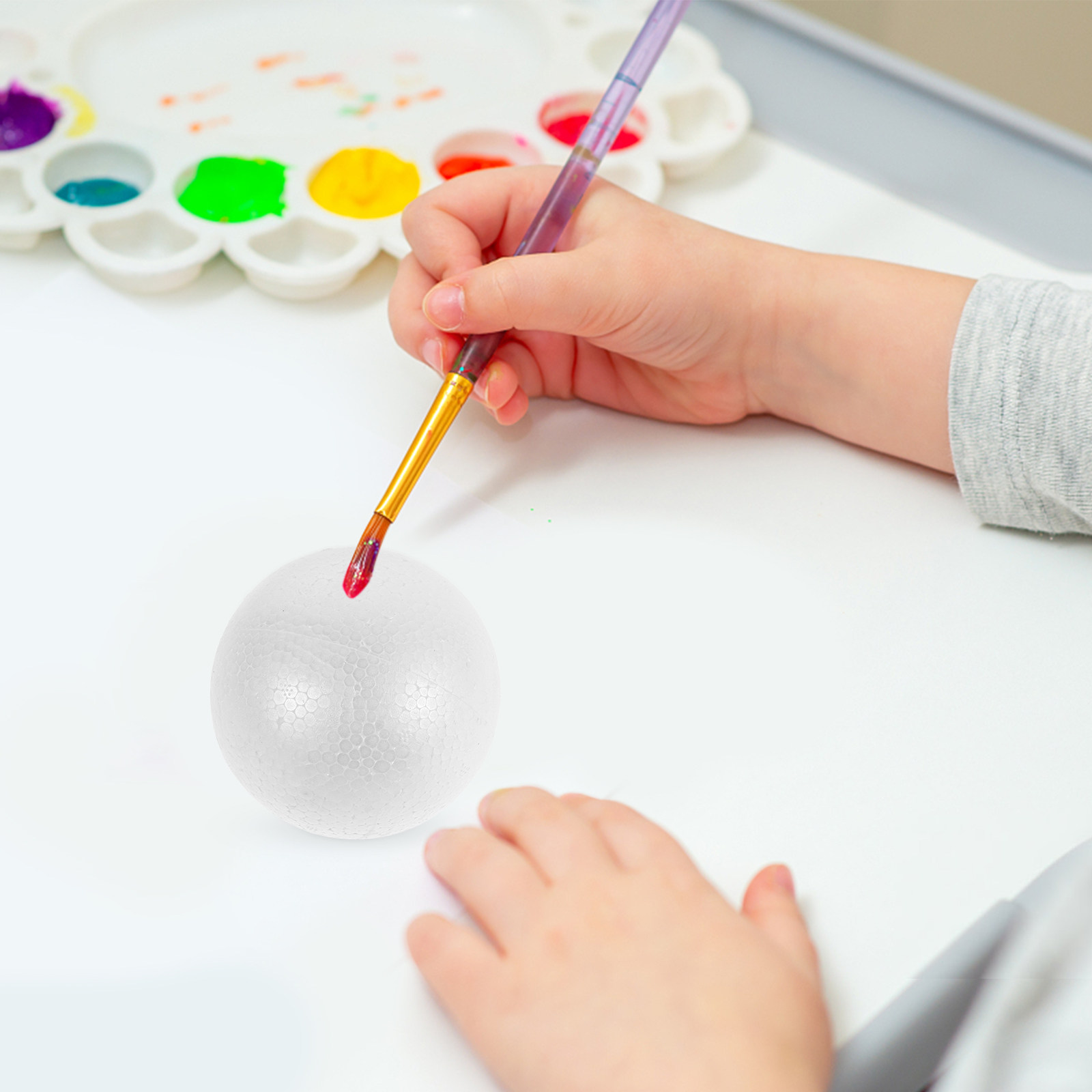 12Pcs White Foam Balls Polysty - Wedding Supply Decor recension och pris
