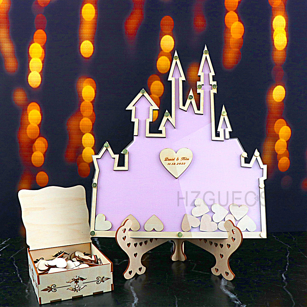 Personalized  Castle Guest Boo - Personalized Guest Book recension och pris