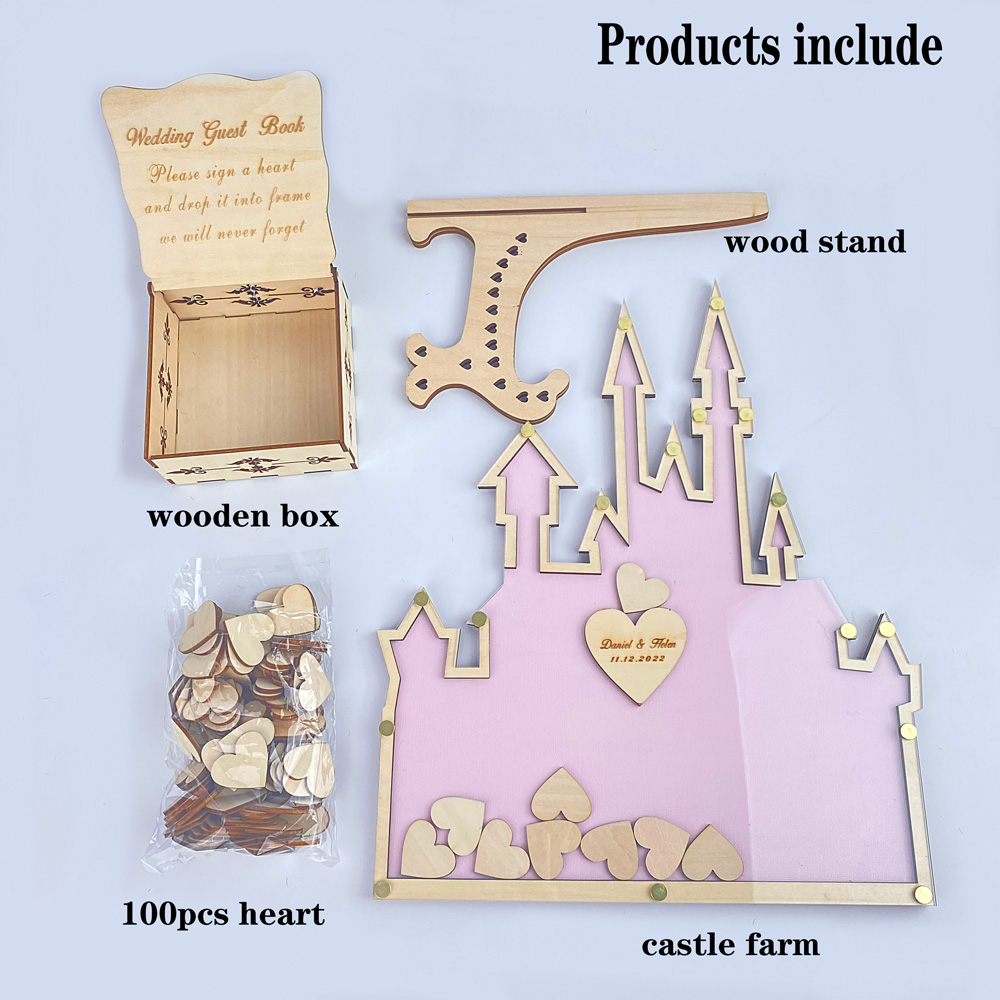 Personalized  Castle Guest Boo - Personalized Guest Book recension och pris