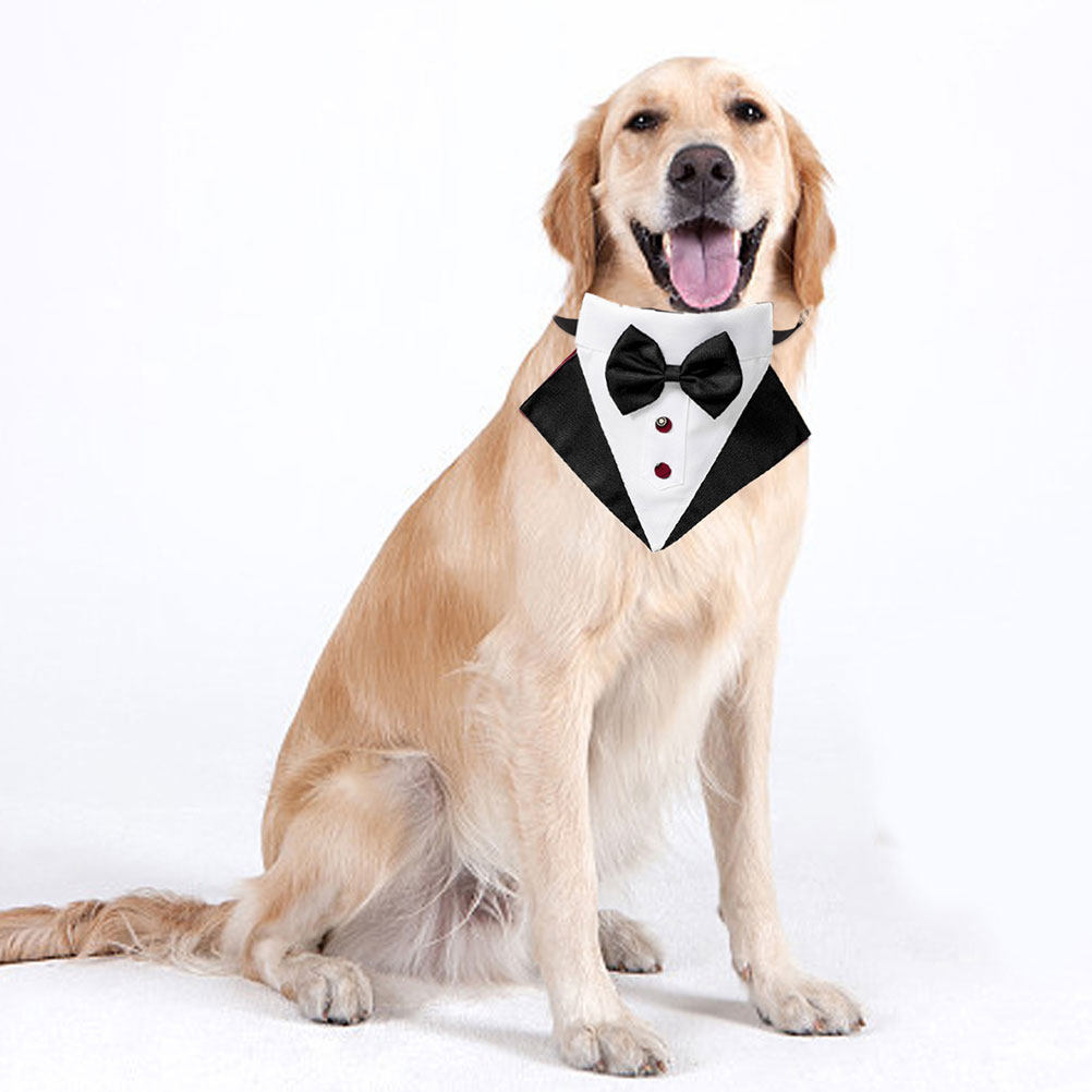 1Set Dog Suit and Bandana Dog  - Suitsupply Wedding Tuxedo recension och pris