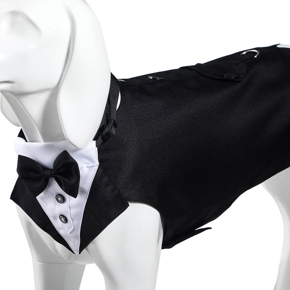1Set Dog Suit and Bandana Dog  - Suitsupply Wedding Tuxedo recension och pris