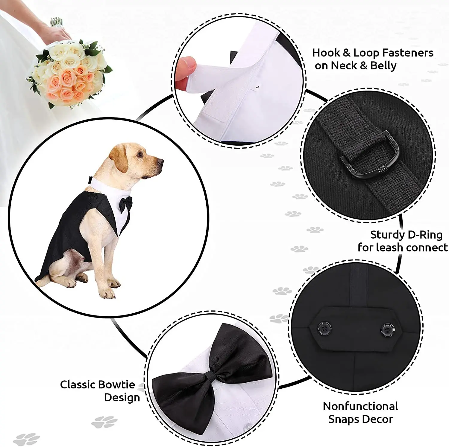 Pet Dog Clothes Fashion Party  - Suitsupply Wedding Tuxedo recension och pris