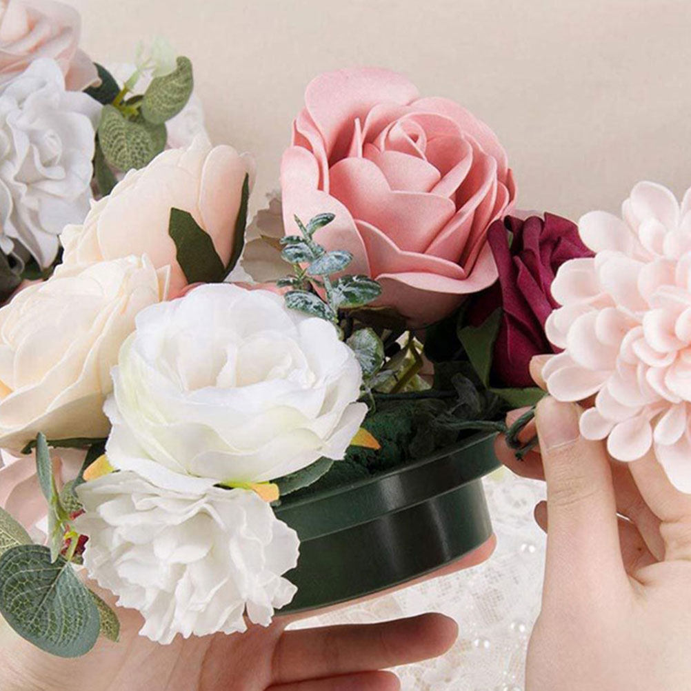 2Pcs Round Floral Mud Floral A - Wedding Supply Decor recension och pris