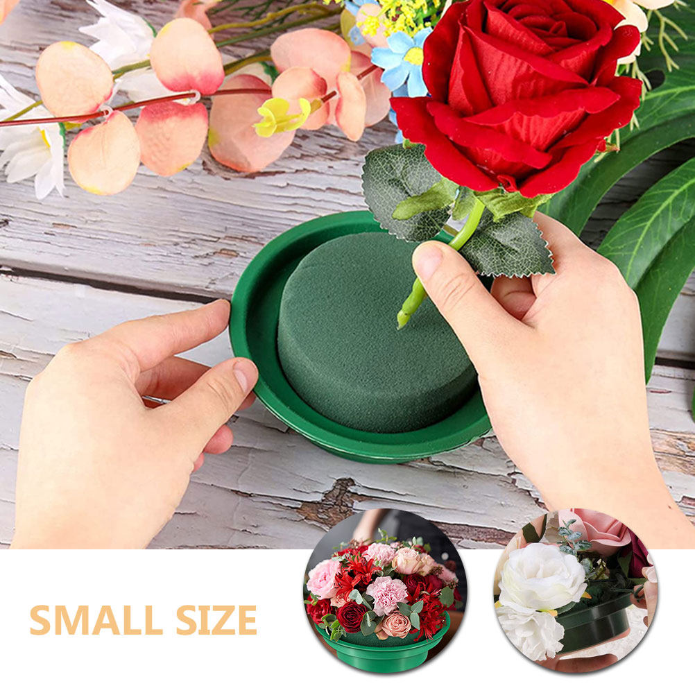 2Pcs Round Floral Mud Floral A - Wedding Supply Decor recension och pris