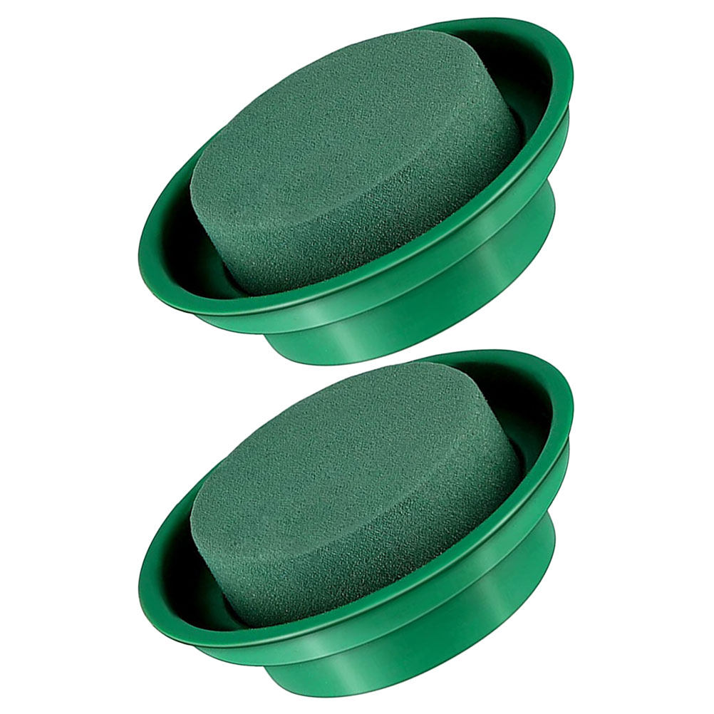 2Pcs Round Floral Mud Floral A - Wedding Supply Decor recension och pris