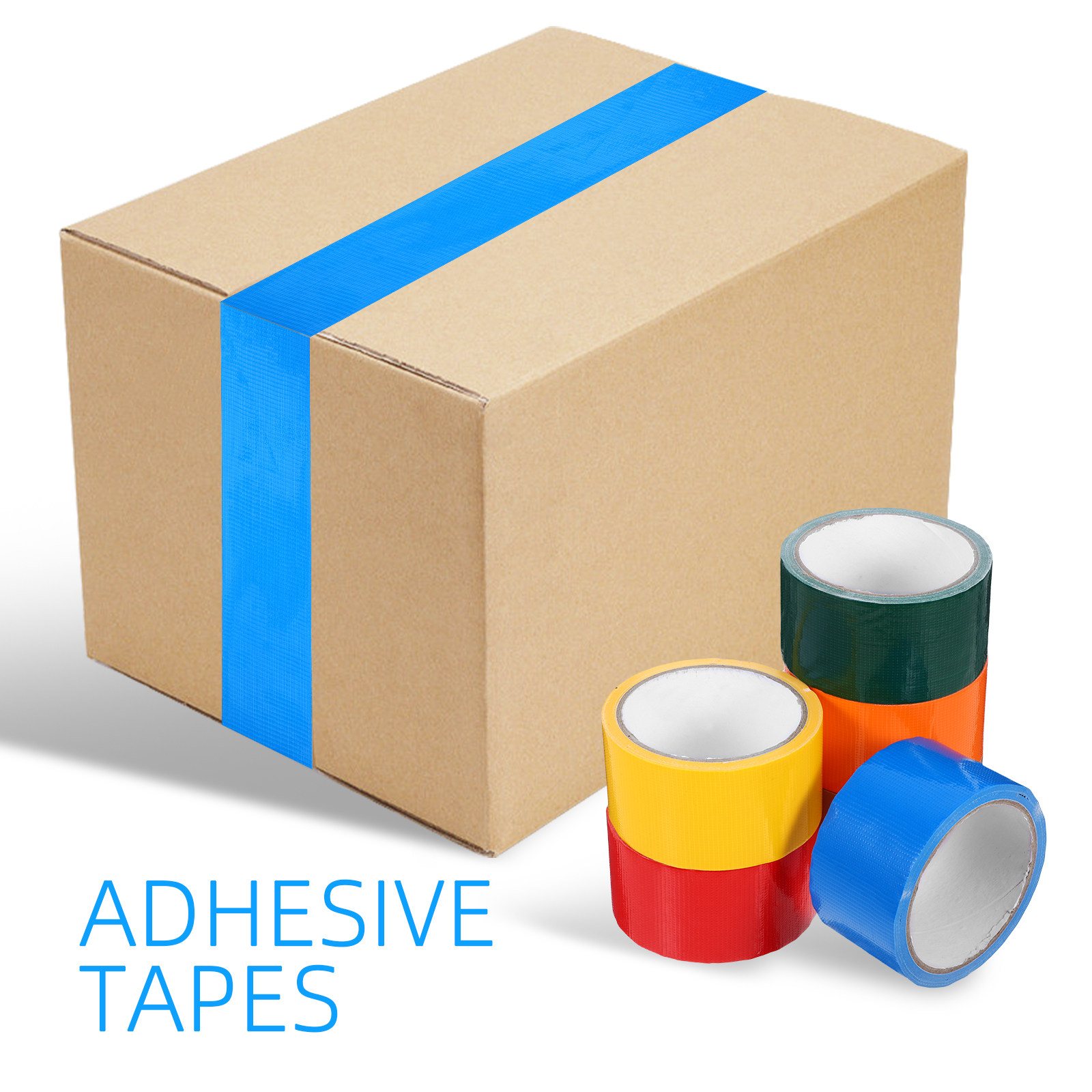 6 Rolls Fun Colorful Duct Tape - Wedding Supply Decor recension och pris