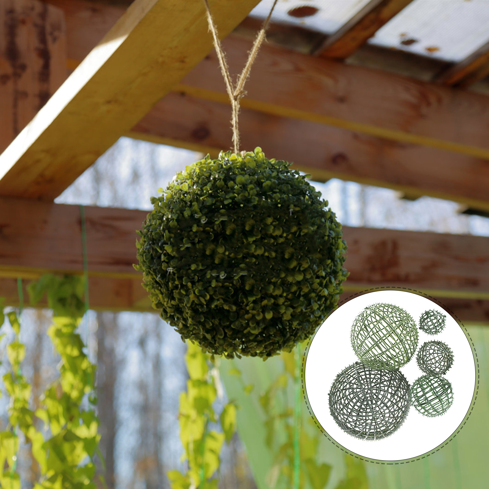 5Pcs Decorative Flower Ball Fr - Wedding Support recension och pris