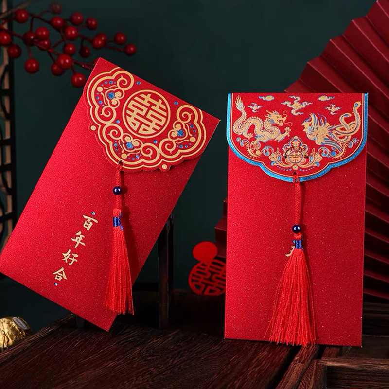 10pcs Traditional Chinese Wedd - Wedding Envelopes recension och pris