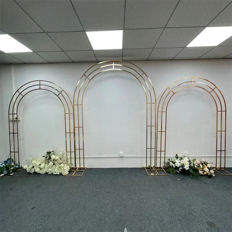 Metallic Gold Wedding Arch Sta - Wedding Decor Supply Store recension och pris