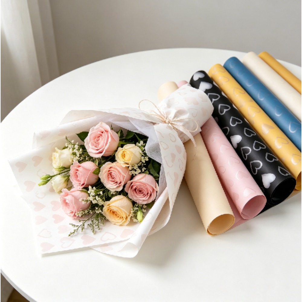 Silver Heart Hansu Floral Wrap - Wedding Supply Decor recension och pris