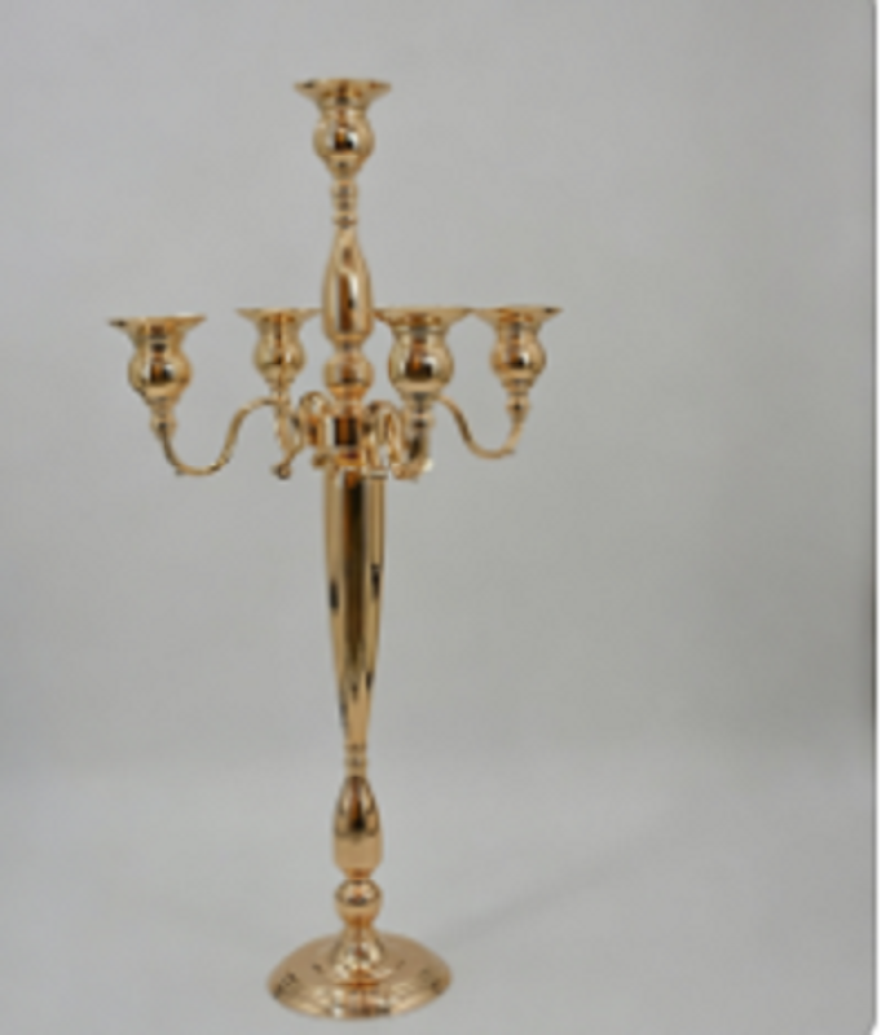 10pcs Gold Metal Candelabra 5- - Wedding Party Supply Store recension och pris