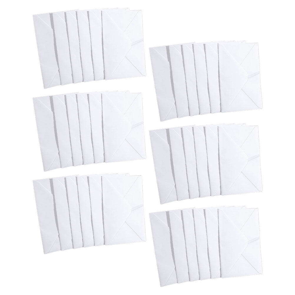 50Pcs White Envelopes Thick Pa - Wedding Envelopes recension och pris