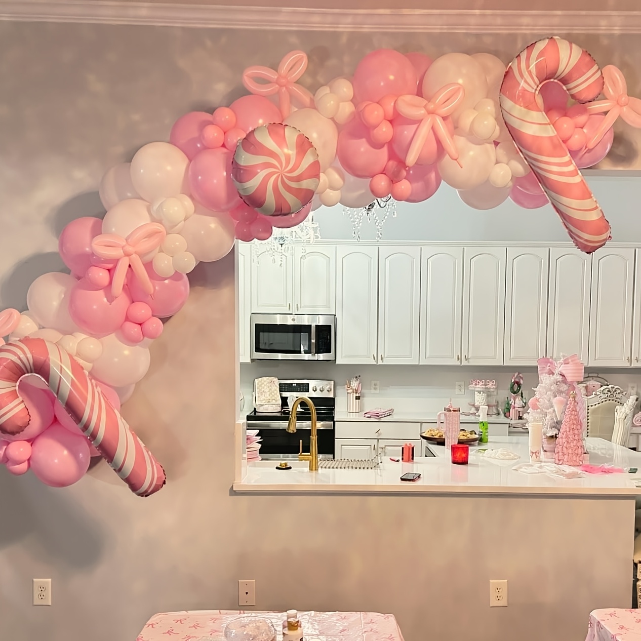141 Pcs Pink Ribbon Balloons A - Wedding Balloon Arch recension och pris