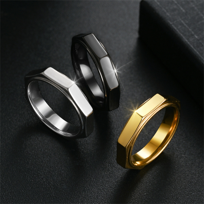5MM Fashion Hexagon Titanium S - Wedding Zone recension och pris