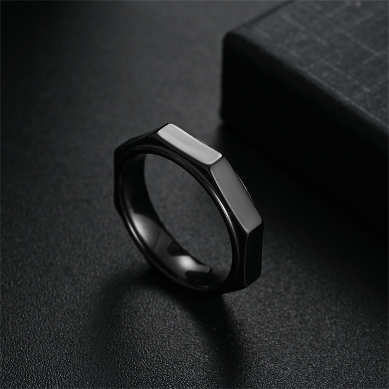 5MM Fashion Hexagon Titanium S - Wedding Zone recension och pris
